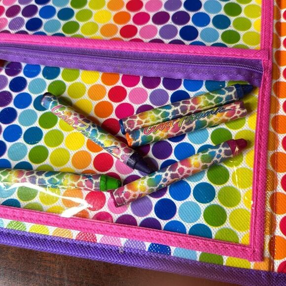 Lisa Frank 2016 Portfolio with handles Unicorns Rainbows Leopard - Picture 6 of 11